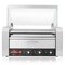Olde Midway Electric Hot Dog Roller Grill Cooker Machines with Bun Warming Drawer - Commercial Grade